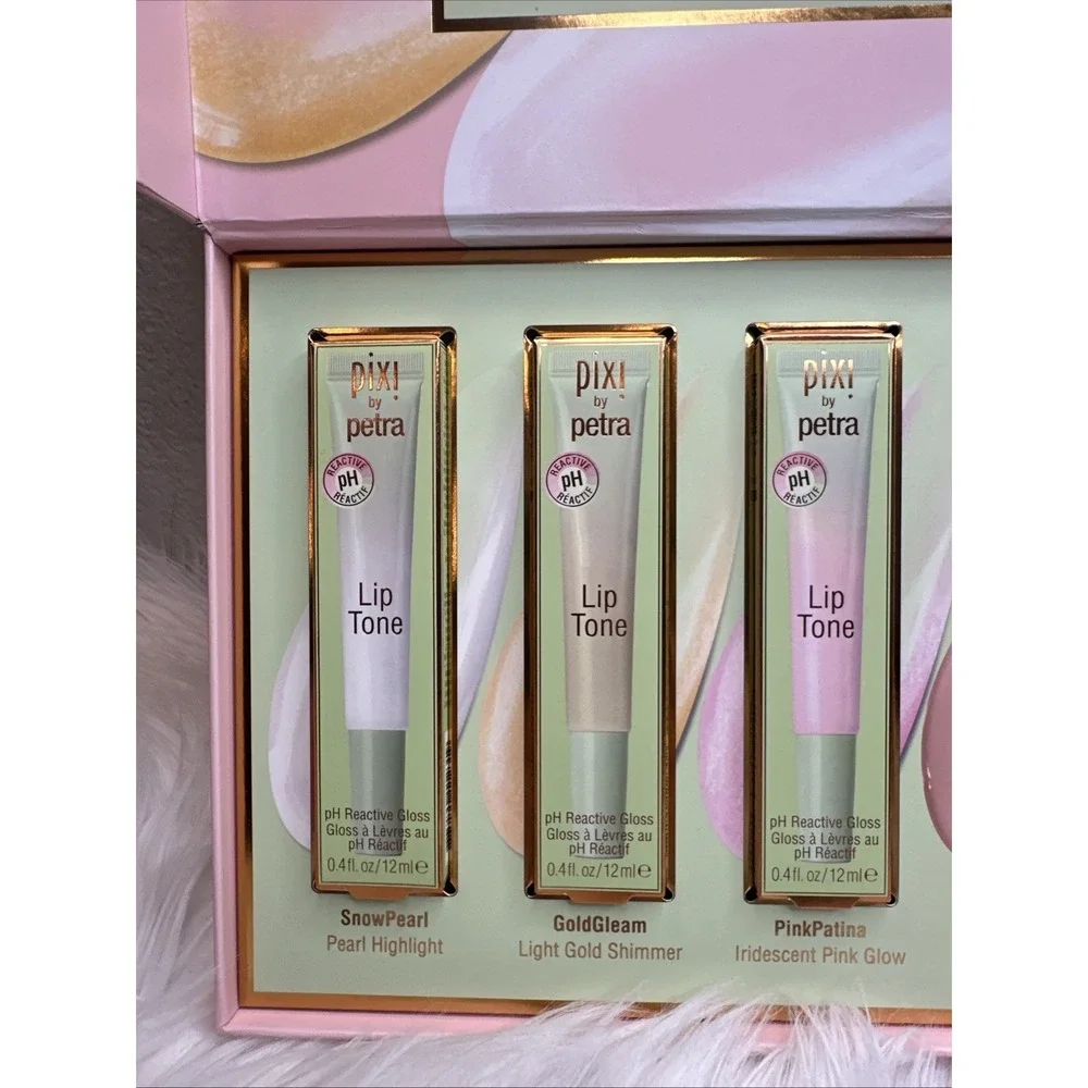 $44 🌙 Pixi by Petra LipTone pH Reacting Lip Gloss 6 Piece Complete Set NEW